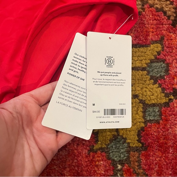 Athleta Maldives Bikini High Neck 34 B/C Medium Bottoms - Picture 6 of 8